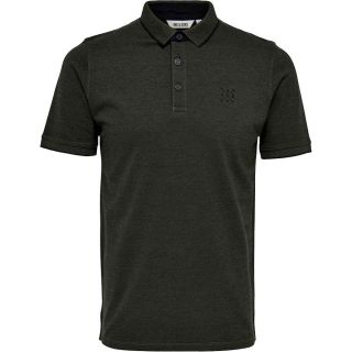 Only & Sons Herren Poloshirt Onsstan Basic Polohemd Einfarbig Pikee Slim Fit Dunkelgr�n
