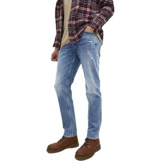 Jack & Jones Herren Jeans Mike Original 405 Hose Comfort Fit Vintage-Look Blue Denim