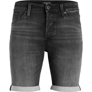 JACK & JONES Herren Jeans Shorts Jjirick 612 kurze Hose Herrenhose Sommer-Shorts Schwarz