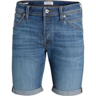 JACK & JONES Herren Jeans Shorts Jjirick 238-241 kurze Hose Sommer-Shorts Sport Medium Blue Denim