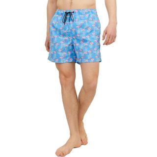 JACK & JONES Herren Badeshorts Jpstfiji AOP Swim Shorts Kurze Hose Strandhose Hellblau