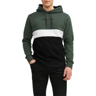 JACK & JONES Herren Kapuzenpullover Jjereid Sweat Hoodie Regular Fit Gr�n