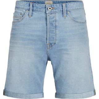 JACK & JONES Herren Jeans Shorts Chris Wood 022 kurze Hose Sommer-Shorts Blue Denim