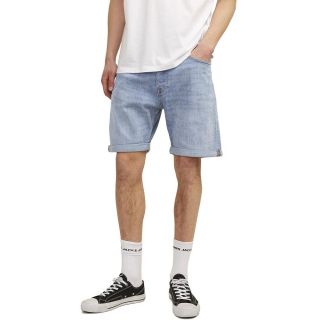 JACK & JONES Herren Jeans Shorts Chris Wood 515 kurze Hose Sommer-Shorts Blue Denim