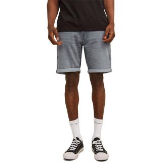 JACK & JONES Herren Jeans Shorts Jjirick 370 kurze Hose Herrenhose Sommer-Shorts Grey Denim