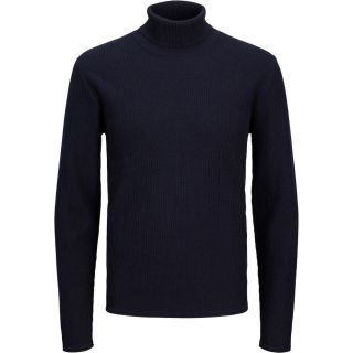 JACK & JONES Herren Rollkragenpullover Jjecooper Knit Roll Neck Strickpullover Dunkelblau